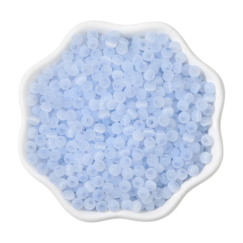 1 Set Diameter 4mm Hole 1~1.9mm Glass Ball Beads