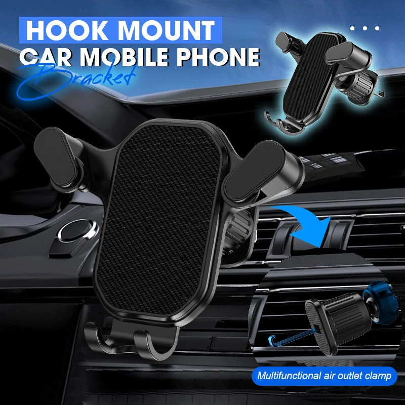 Hook Mount Car Mobile Phone Bracket