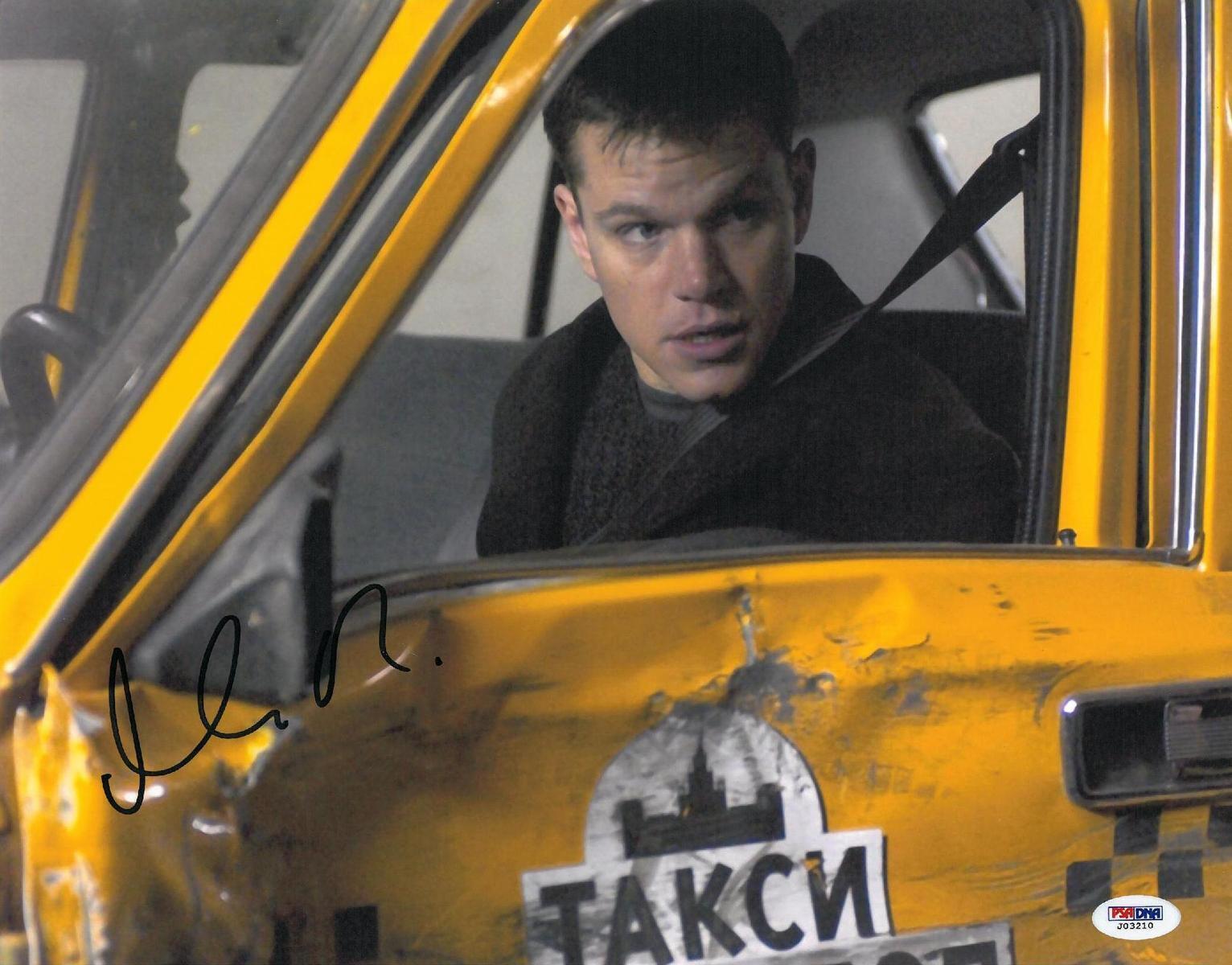 Matt Damon Signed Bourne Identity Autographed 11x14 Photo Poster painting (PSA/DNA) #J03210