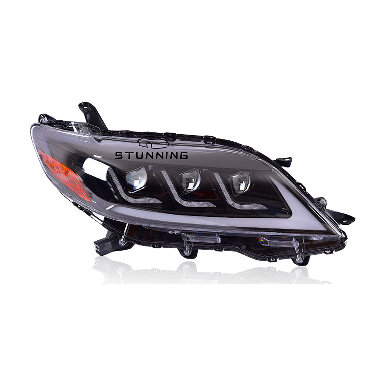 2 PCS ITUNNING ITN AUTO Upgrade dynamic full LED headlight headlamp assembly TRIPLE BEAM EYE for toyota sienna 2011 2012 2013 2014 2015 2016 2017 2018 2019 2020 SET ITN Auto