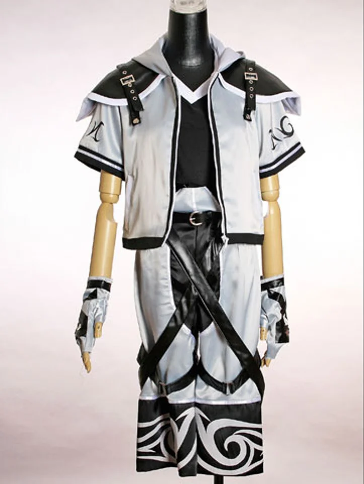 Manga Kh Kingdom Hearts 2 ii Sora Cosplay Costume Final Outfit Silver