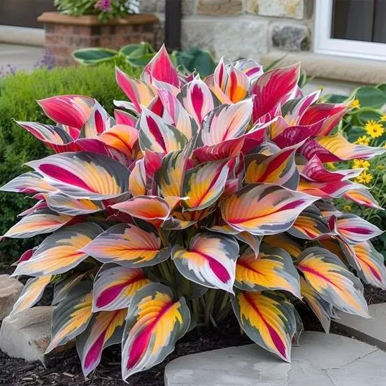 🌈RARE MULTI-COLORED HOSTAS SEEDS