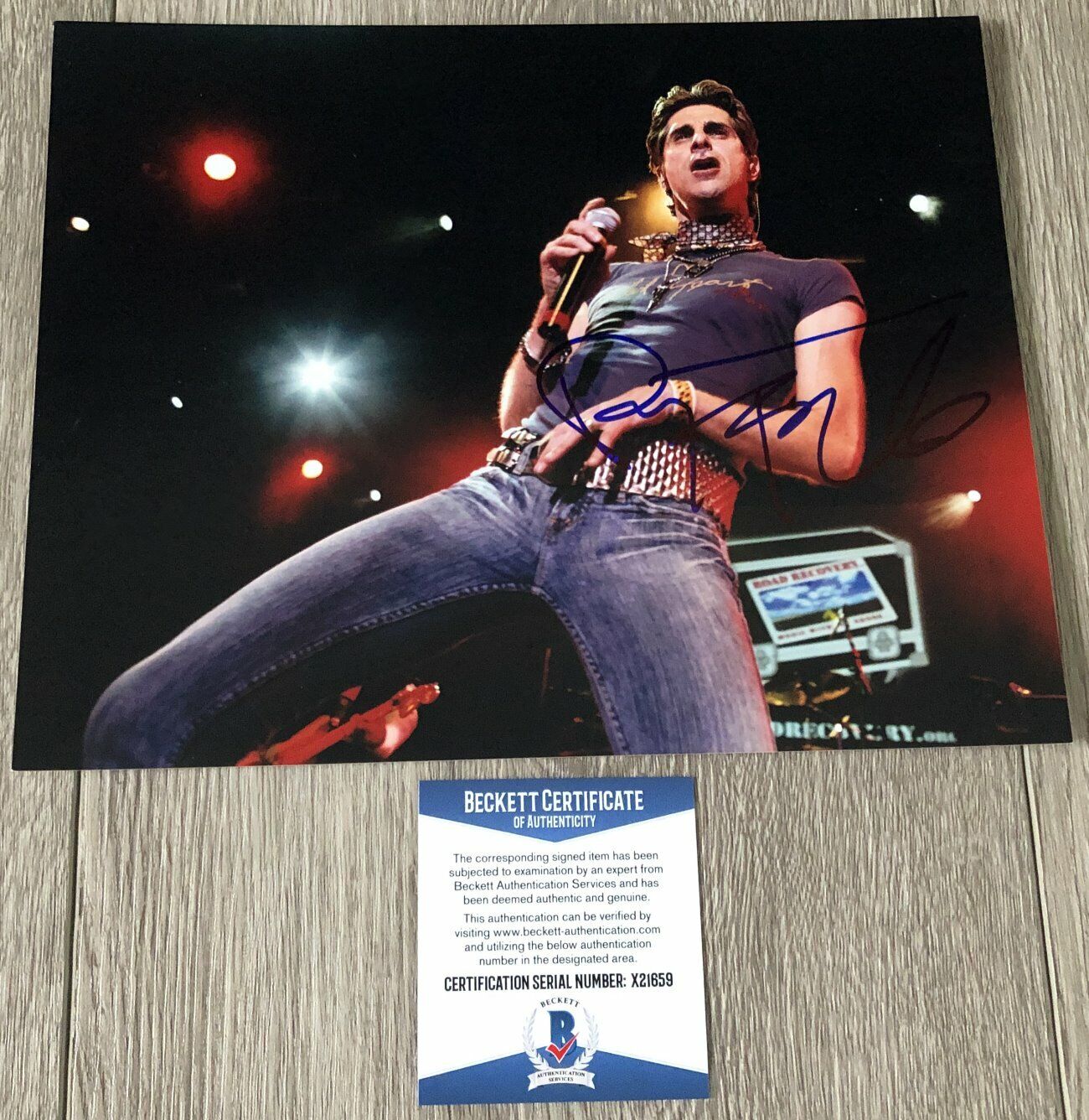 PERRY FARRELL JANE'S ADDICTION SIGNED 8x10 Photo Poster painting w/EXACT PROOF & BECKETT BAS COA