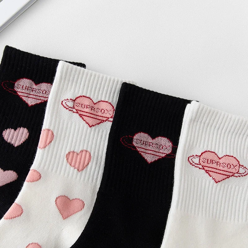Japanese Harajuku Kawaii Heart Lolita Socks SP16723