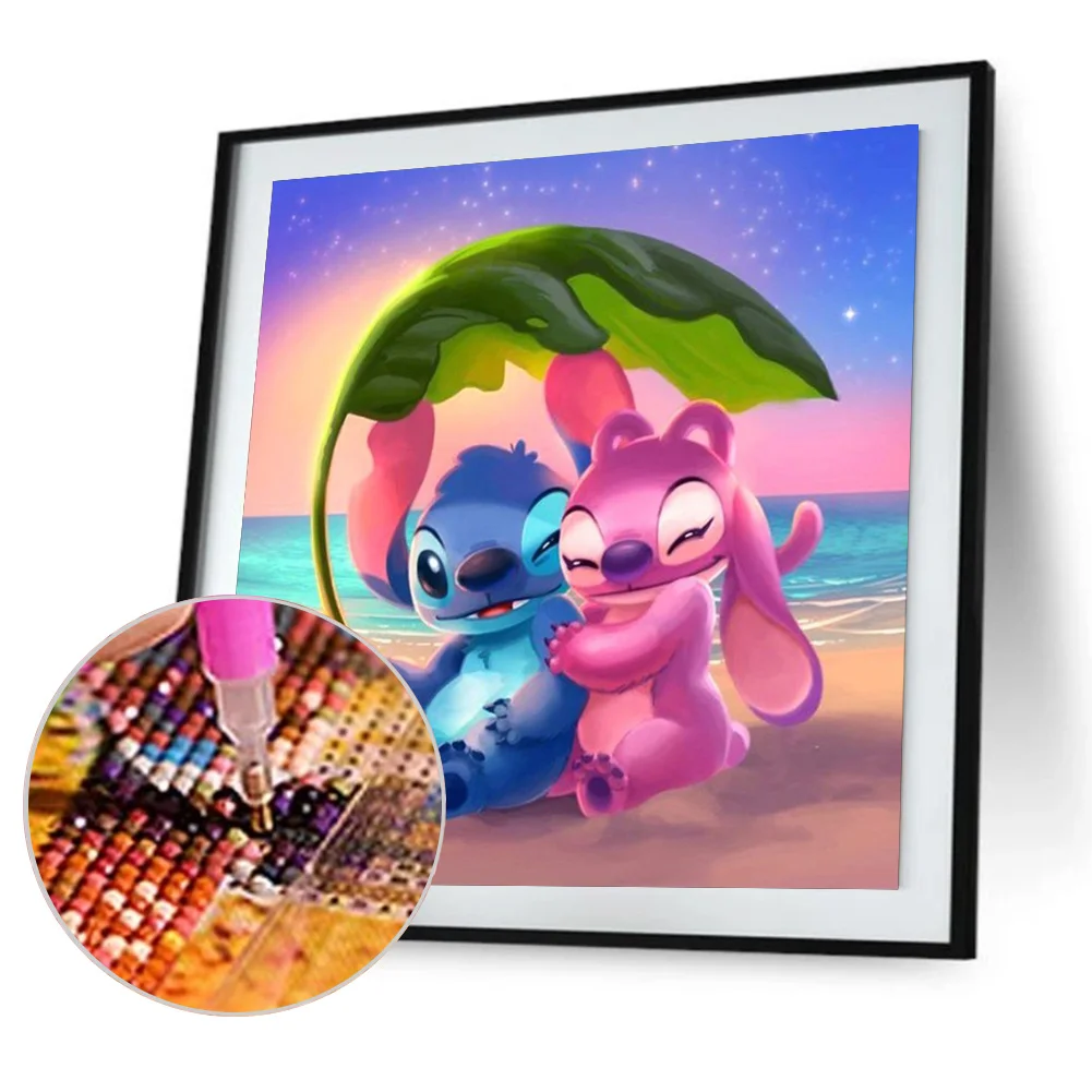 Diamond Painting - Full Round Drill - Stitch(30*30cm)