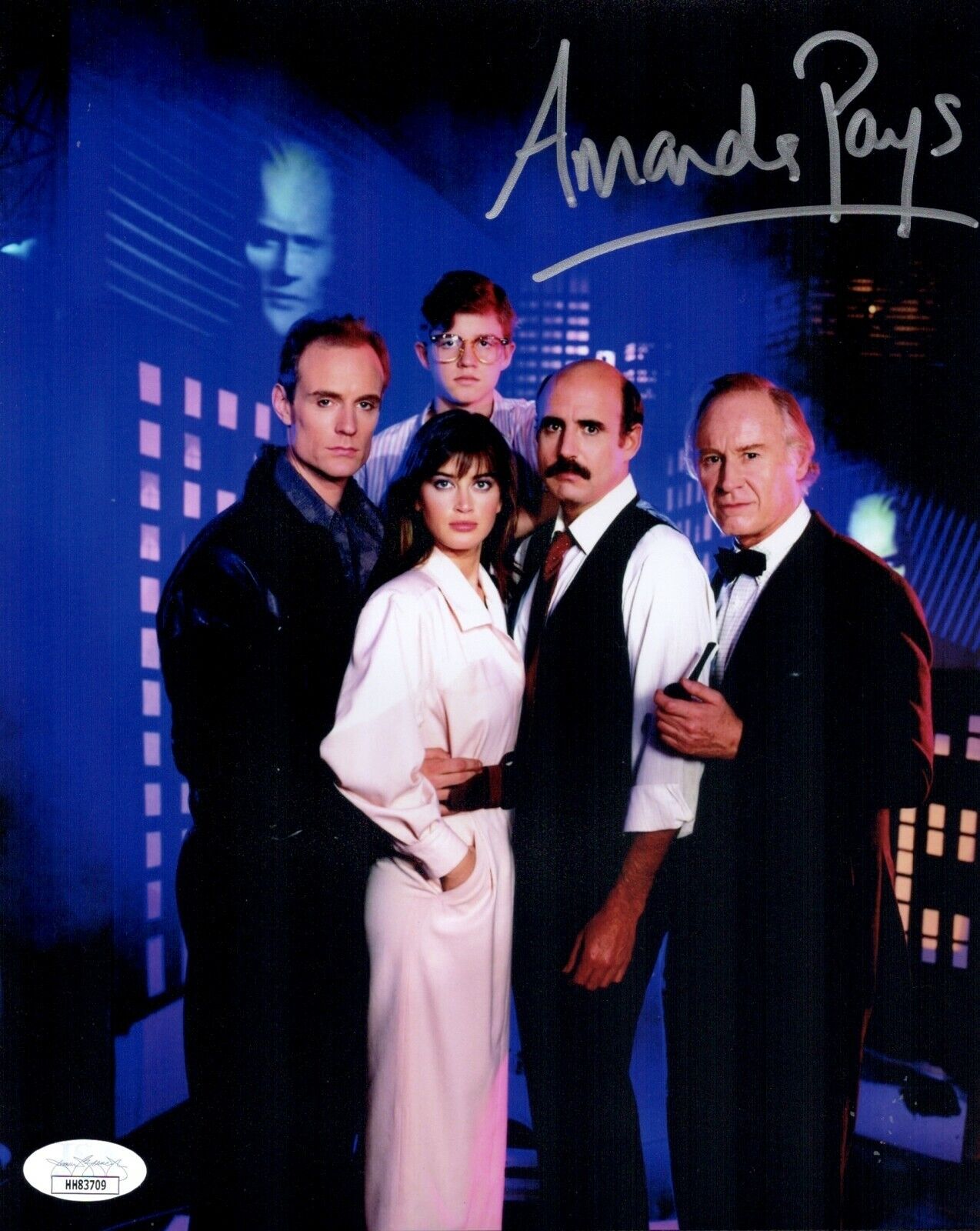 AMANDA PAYS Signed MAX HEADROOM 8x10 Photo Poster painting IN PERSON Autograph THE FLASH JSA COA