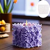 Silicone Flower Cylinder Mould DIY Blossom Candle Mould Heat Protection 3D Flower Candle Moulds  Management for Valentine s Day Wedding Birthday Gift