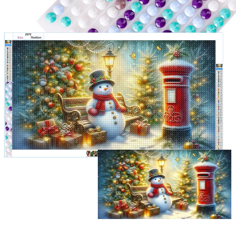 Merry Christmas - Full Round - Diamond Painting(70*40cm)