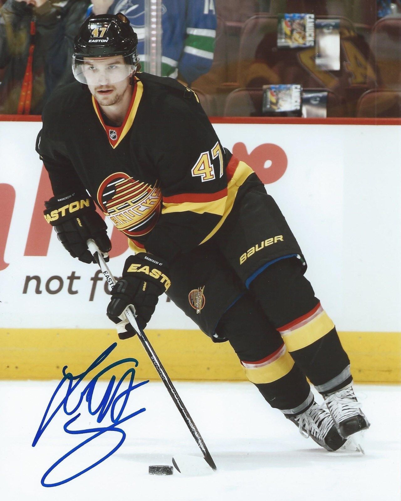 Sven Baertschi Signed 8x10 Photo Poster painting Retro Vancouver Canucks Autographed COA