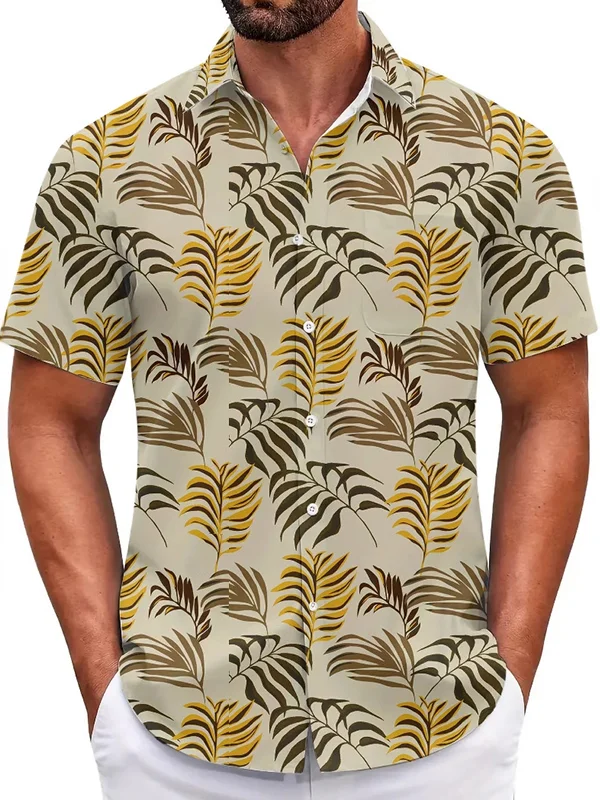 Hawaii West Coast Holiday Style Short Sleeves
