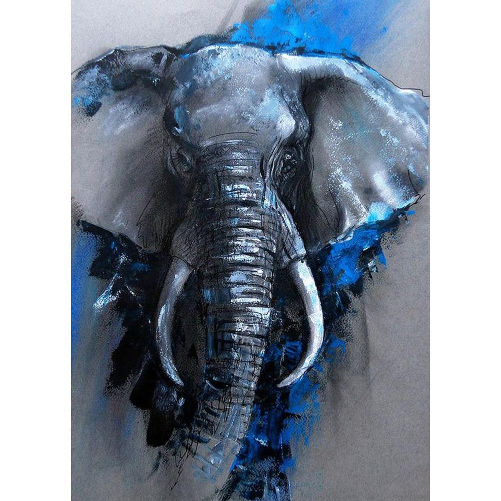 Синий слон картина