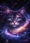 Luxury AB Velvet Diamond Painting Kit - Cat