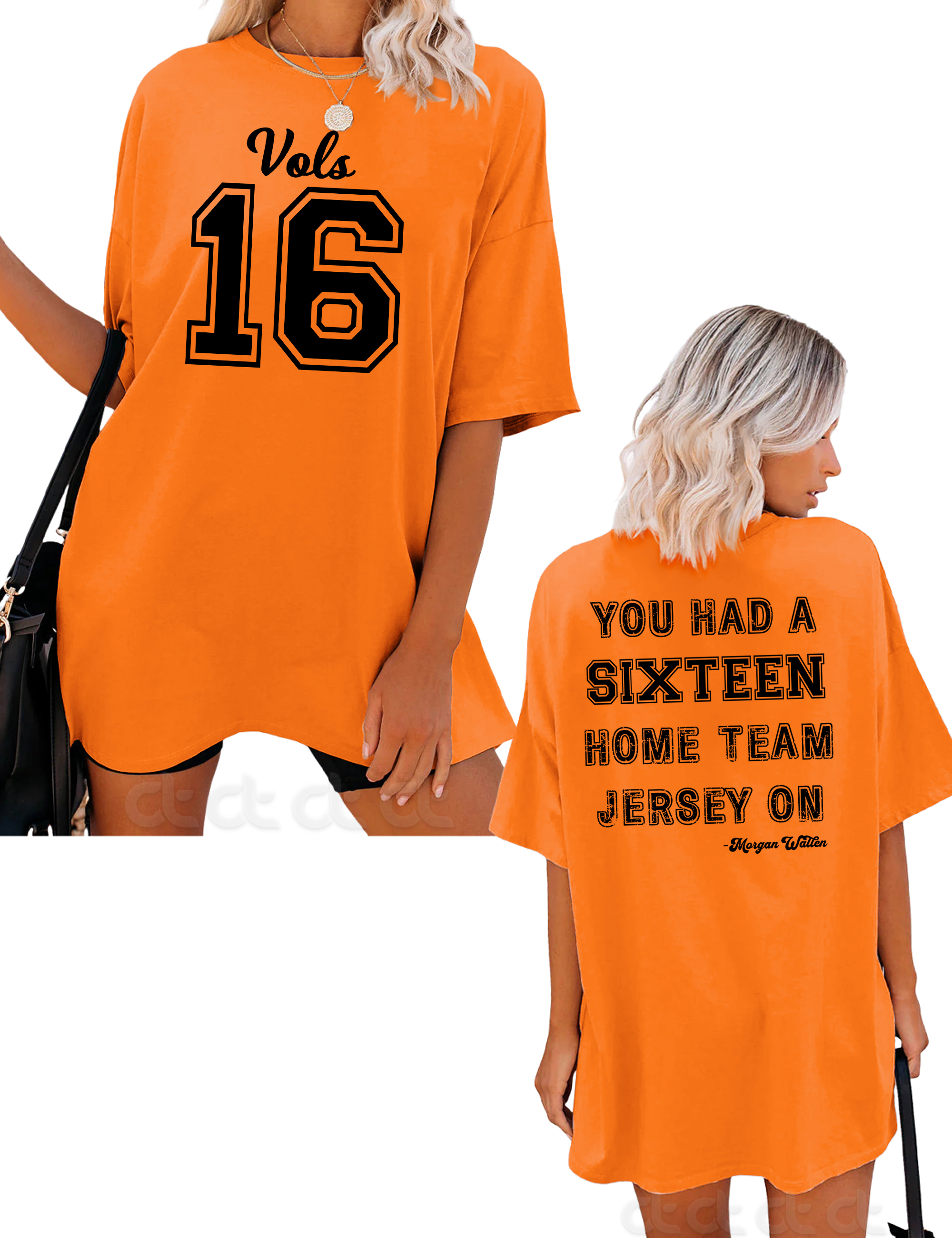 Vols 16 Jersey Shirt Morgan Wallen Shirts Womens Vols 