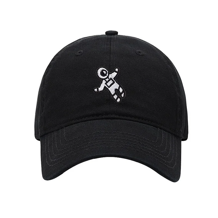 High Quality Cotton Baseball Cap Womens Astronaut Embroidery Unisex Dad Hat For Men Adjustable Dropshipping Wholesale