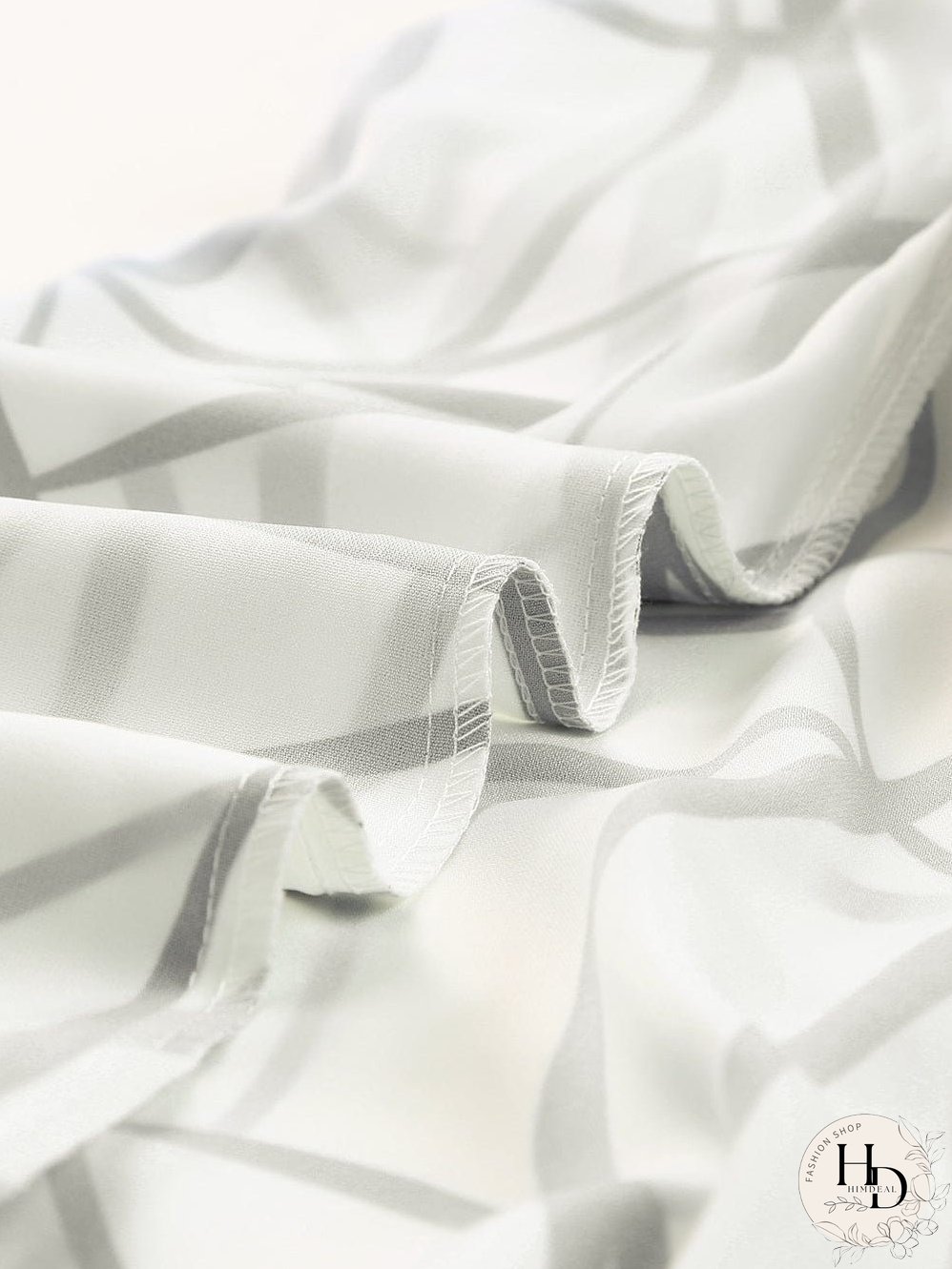 Tiered Maxi Dress with Abstract Faces