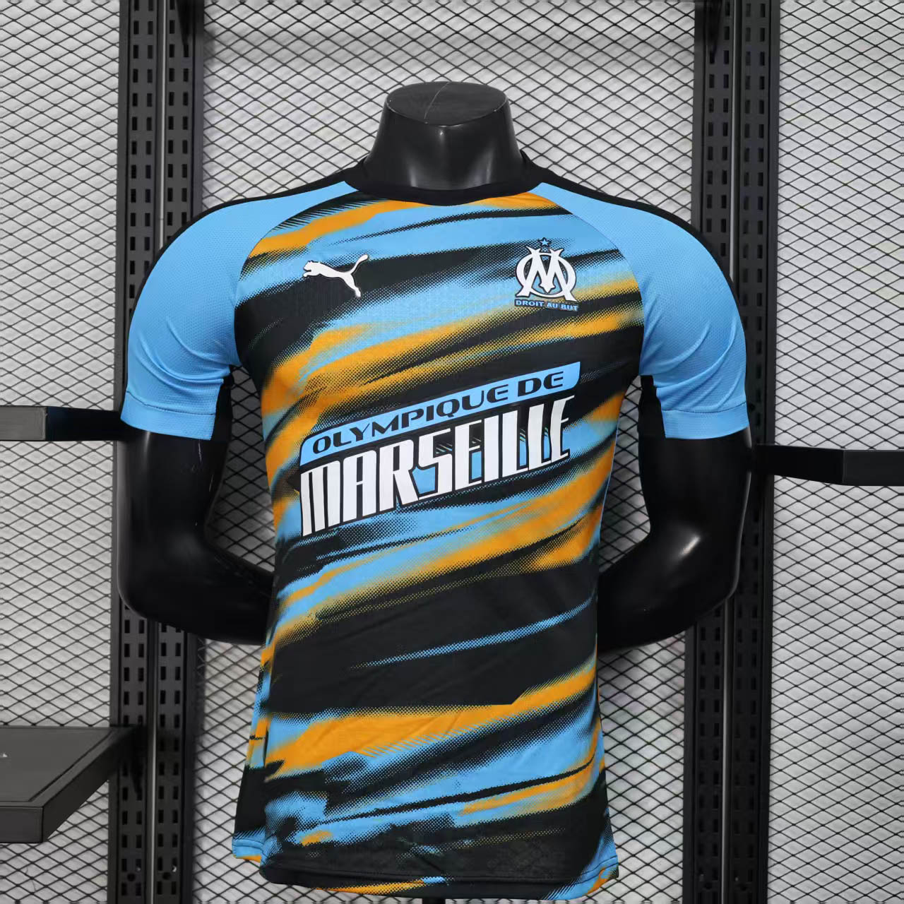 2025-2026 Player Version Olympique Marseille Training clothes Football Shirt 1:1 Thai Quality- Maxi Kit