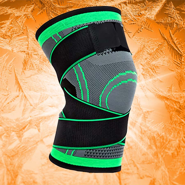 Knee Brace - Compression Sleeve with Patella Stabilizer Straps!