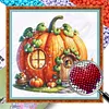 Gnome Hut-Partial 11CT Stamped Cross Stitch Bead Embroidery 36*36cm/14.17*14.17in tapestrymarket