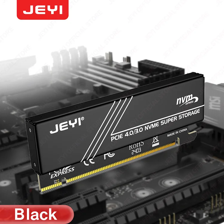 JEYI M.2 NVME To PCIE 4.0 X16 Adapter, pcie x16 Gen4