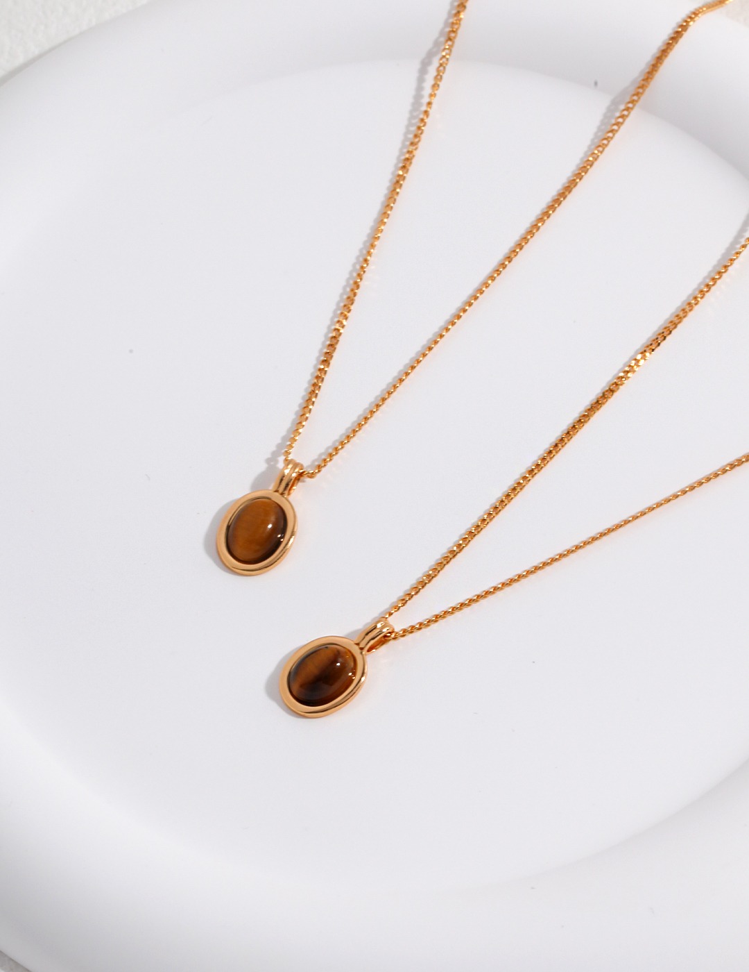 Tiger Eye Pendant Necklace