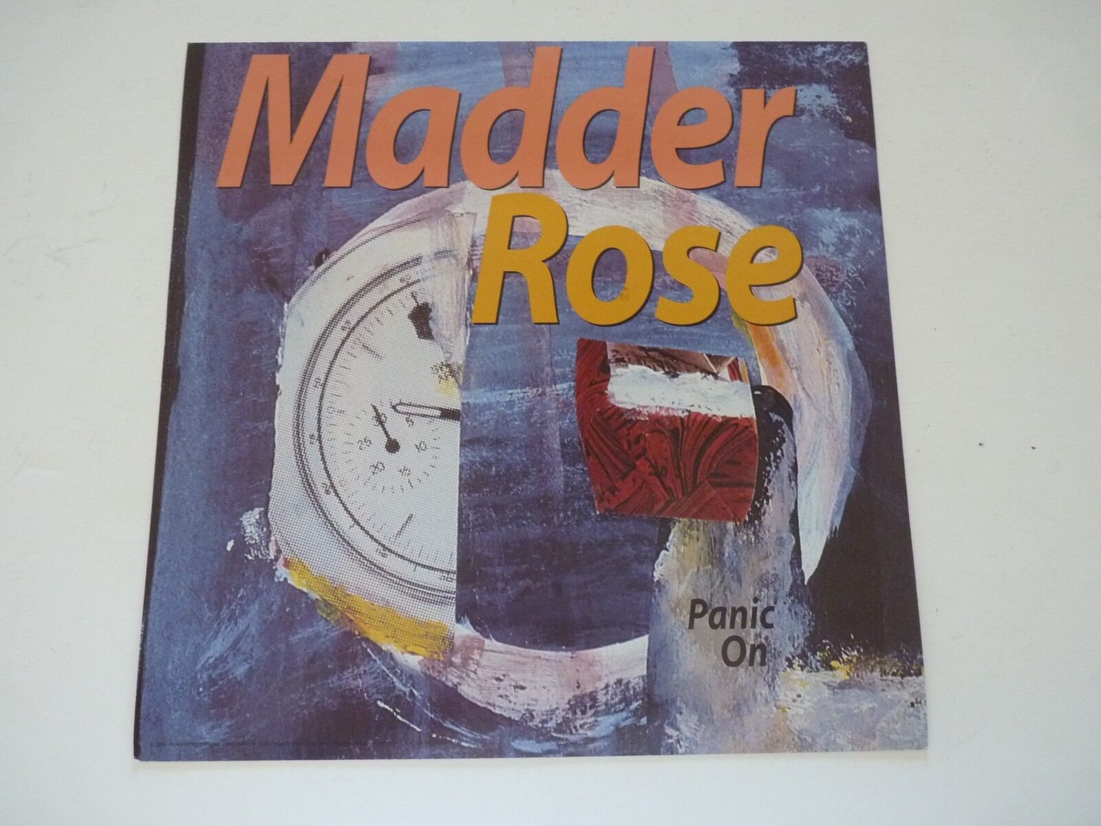 Madder Rose Panic On LP Record Photo Poster painting Flat 12x12 Poster