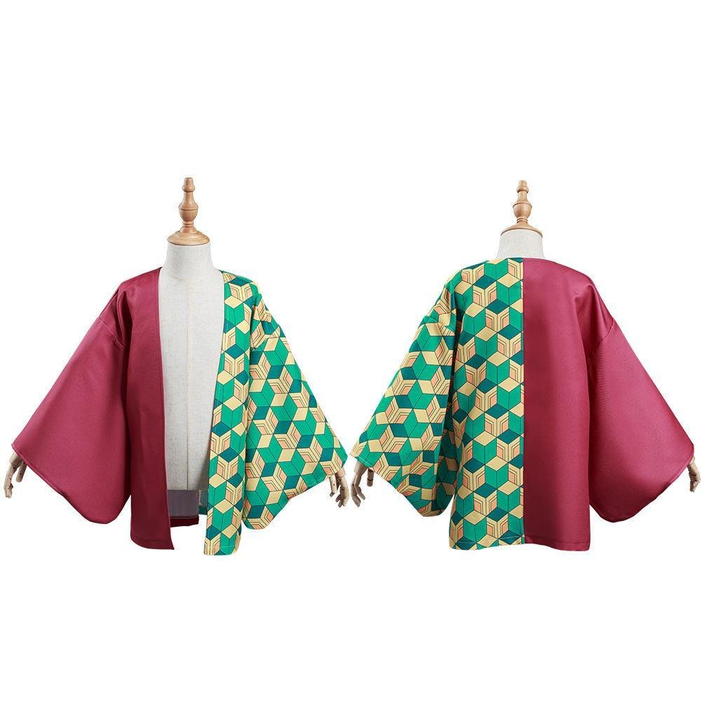 Demon Slayer Kimetsu no Yaiba Tomioka Giyuu Kinder Kimono Cosplay Kinder Umhang