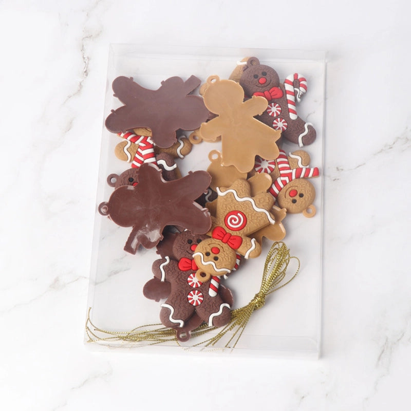 2022 New Christmas Tree Diy Pendant Gingerbread Man Twelve Source Manufacturers Christmas Scene Layout Pendant