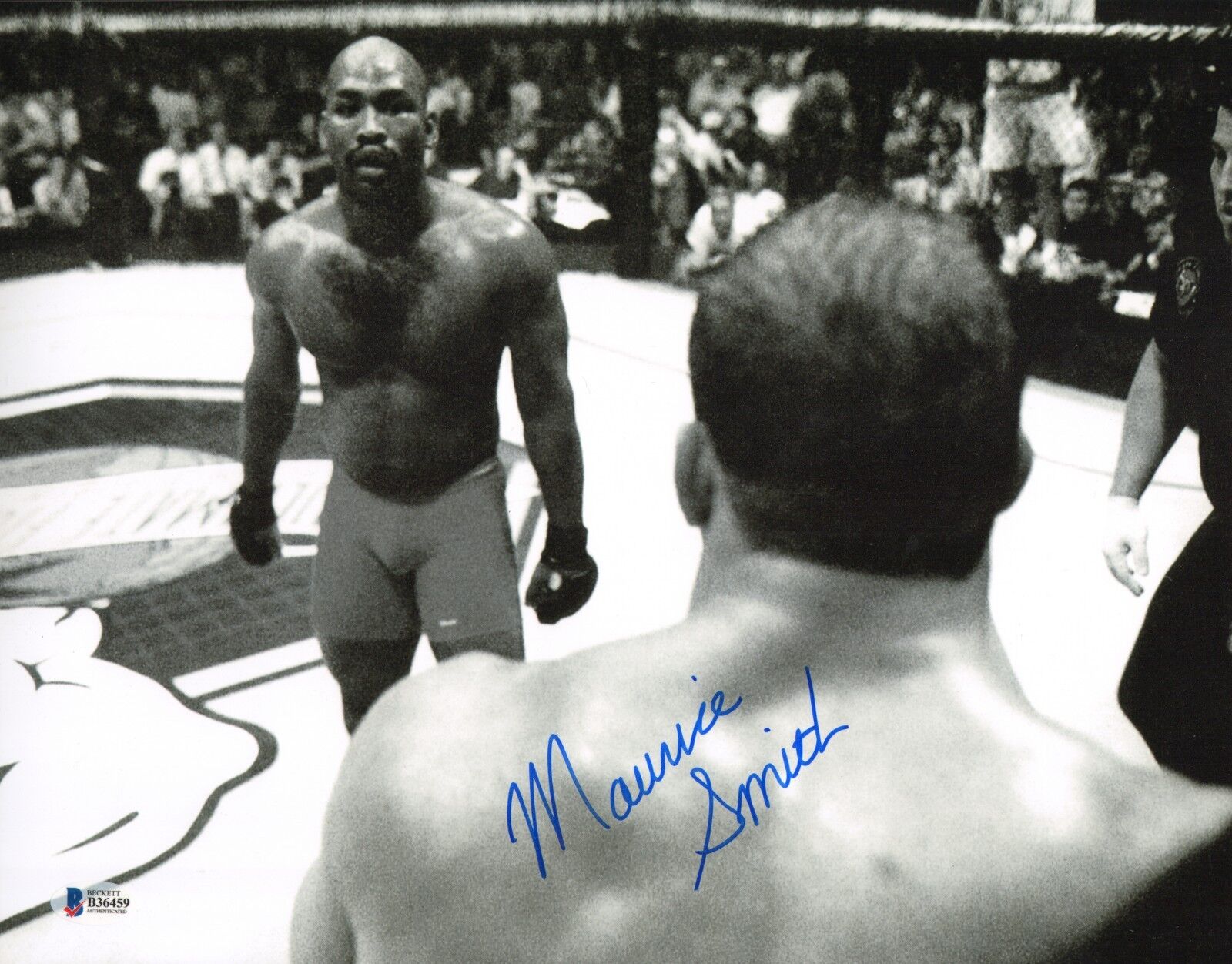 Maurice Smith Signed 11x14 Photo Poster painting BAS Beckett COA UFC 14 Champ Picture Autograph