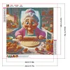 Diamond Painting-DIY Full Round Drill Cooking Grandma(40*40 CM)