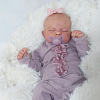 17" Sleeping Newborn Girl Handmade Soft Cloth Body Reborn Baby Doll Crindein - RBBI-Myrebornbabydoll&reg; Myrebornbabydoll&reg;