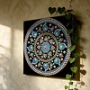 DIY Pearl Painting Mandala for Home Wall Decor with Frame(25x25cm)