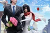 Dream Wedding of Eren Yeager & Mikasa Ackerman - Attack On Titan Resin Statue - LC-Studios