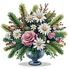 Flower Basket-Partial Special Shaped Diamond Painting 30*30CM