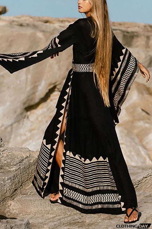 Bleachbohemian Wrap Kimono Robe