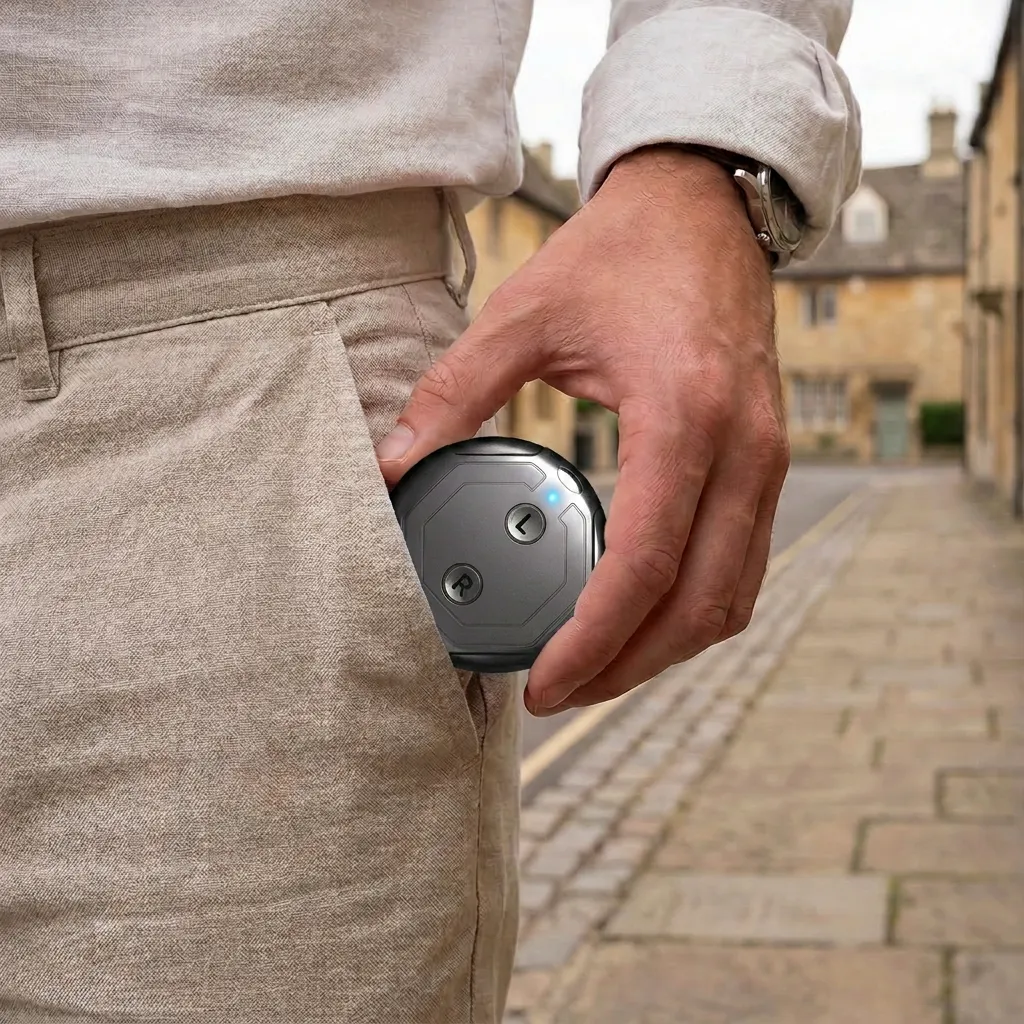 K18 AI Translator battery and portable design