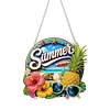 DIY Summer Pineapple Beach Diamond Painting Pendant(Single Sided)