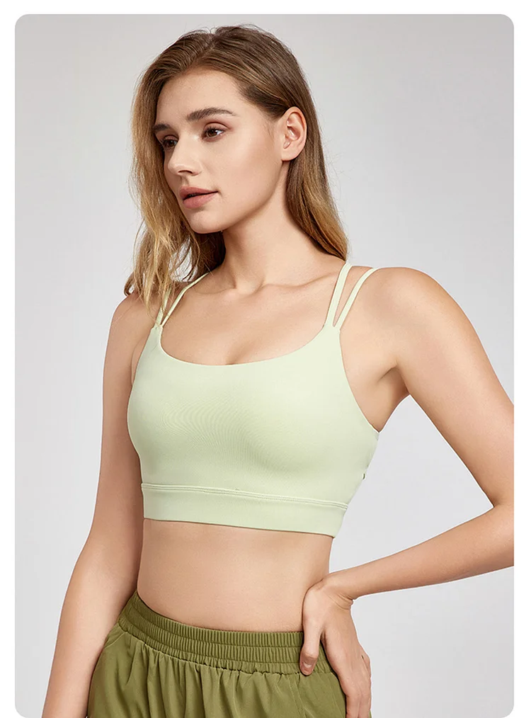 PASUXI Women's Breathable Yoga Vest with Double Shoulder Strap Stylish Back Crisscross Design huanwei