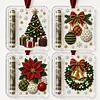 4pcs DIY Christmas Diamond Acrylic Money Box Pendant