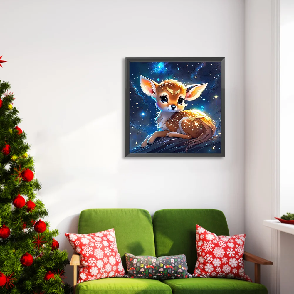 Full Round Diamond Painting 40*40cm - Glowing Animals