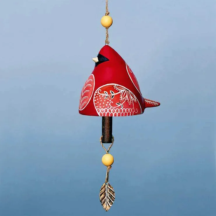 New Cardinal Bird Song Bell - tree - Codlins