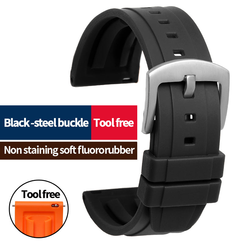 Easy Release Rubber Watch Strap San Martin Watch san martin watchSan Martin Watch