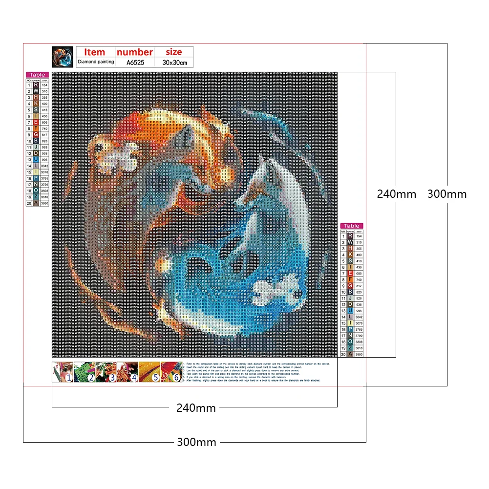 Diamond Painting - Full Round/Square Drill - Tai Chi Animals(30*30 - 50*50cm)