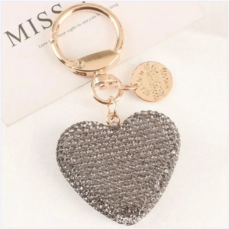 Retro Streetwear Heart Shape Alloy Women’s Bag Pendant Keychain