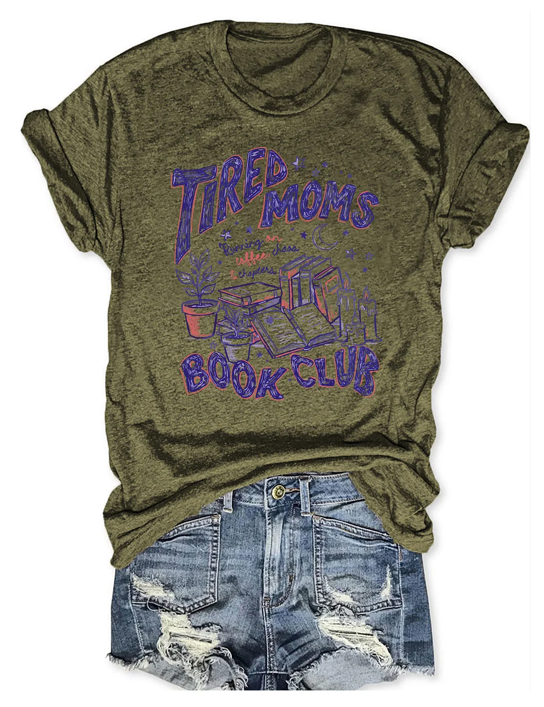 Tired Moms Book Club T-shirt