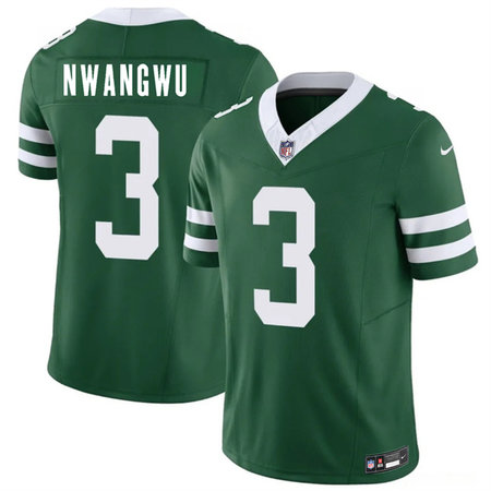 Men's New York Jets #3 Kene Nwangwu Green 2026 F.U.S.E. Vapor Untouchable Limited Stitched Jersey