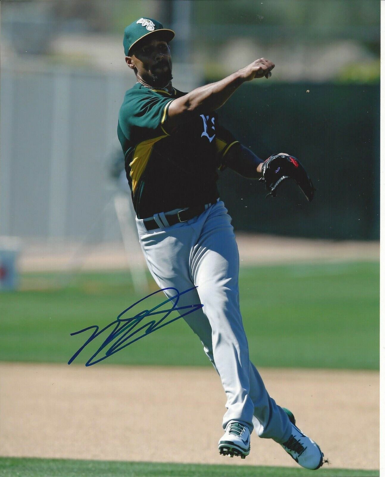 Marcus Semien autographed 8x10 Oakland Athletics#S595