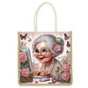 DIY Diamond Painting Linen Tote Bag