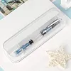 Transparent large-capacity calligraphy piston ink-absorbing fountain pen