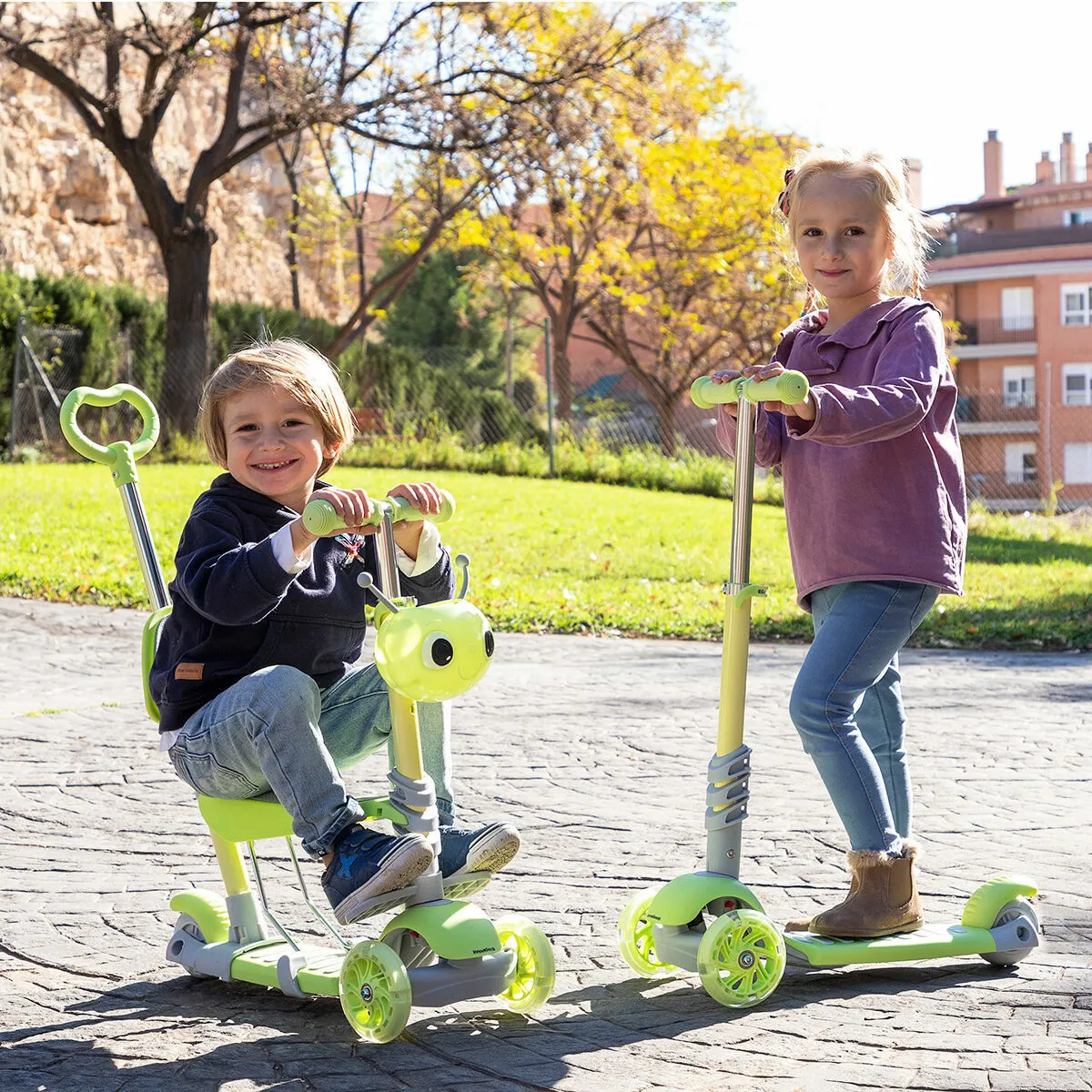 3-In-1 Evolving Kids&rsquo; Scooter Scuvol InnovaGoods