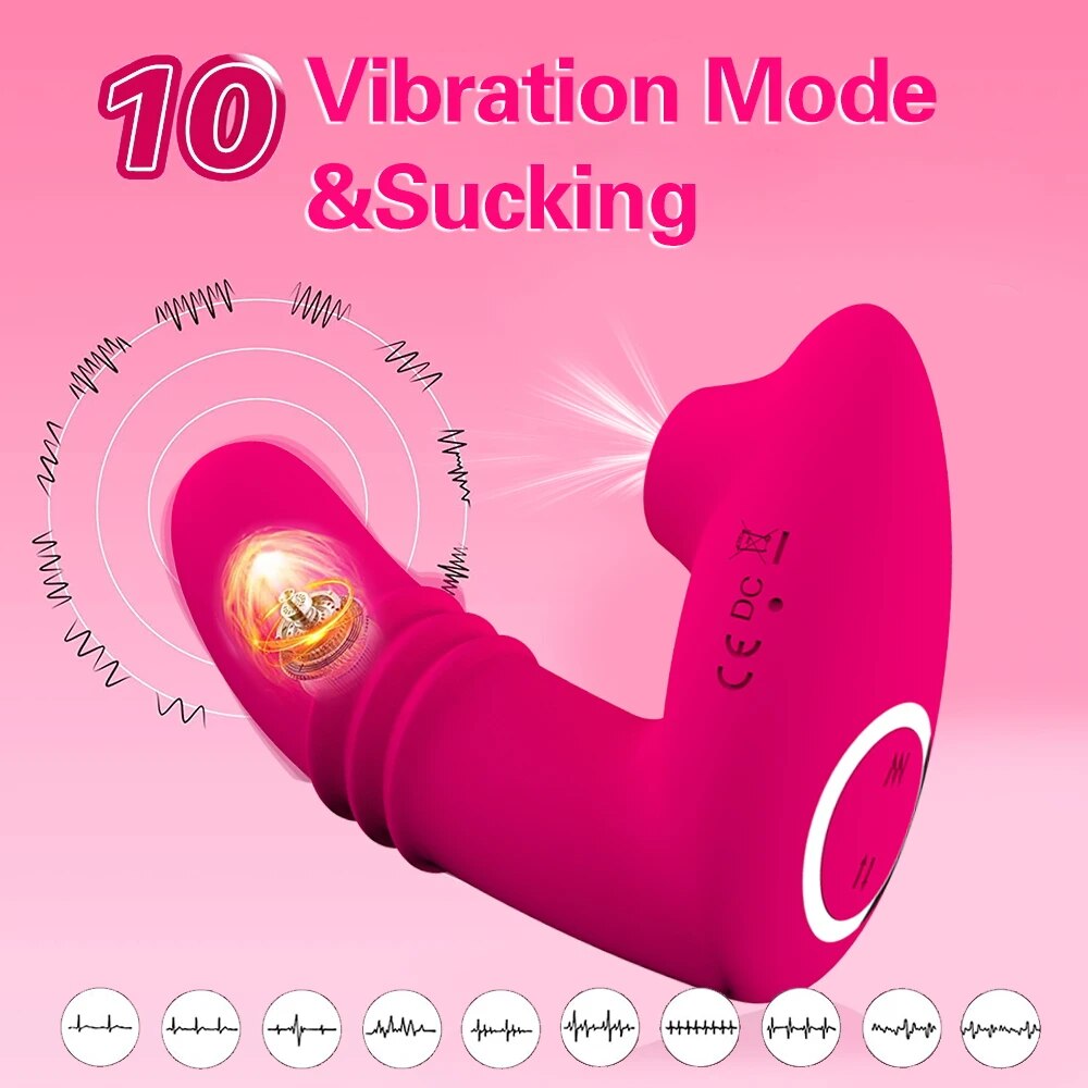 Remote Control Clitoral Sucking Vibrator for Women